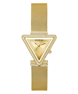 GUESS Ladies Triangle doré