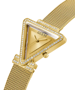 GUESS Ladies Triangle doré