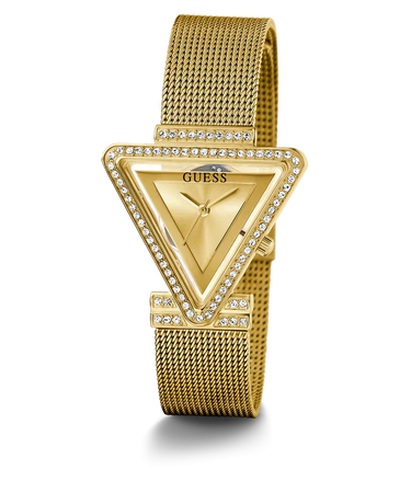 GUESS Ladies Triangle doré