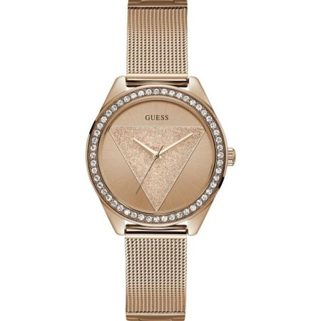 Montre Guess W1142L4 - TRI GLITZ Boitier Acier Doré rose Bracelet Acier Doré rose Cadran Doré rose Femme