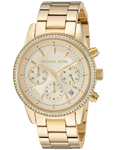 Montre Michael Kors Ritz MK6356 Bracelet en métal doré